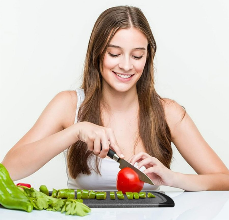 3 Pieces Plastic Cutting Board for Kitchen