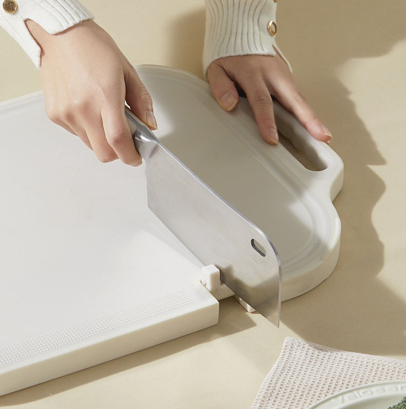 Chopping Board Antibacterial and Mildew-Proof Household Stainless Steel Double-Sided Chopping Board Kitchen Chopping Board