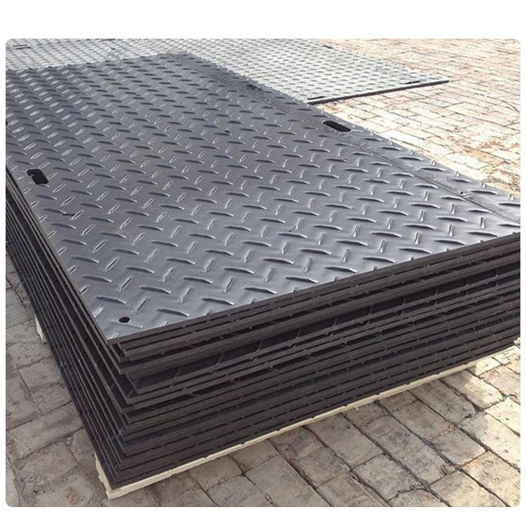 10mm Thick HDPE (PE) Pavement Protection Mat Eco-Friendly and Easy to Install/Cut for Heavy-Duty Buildings