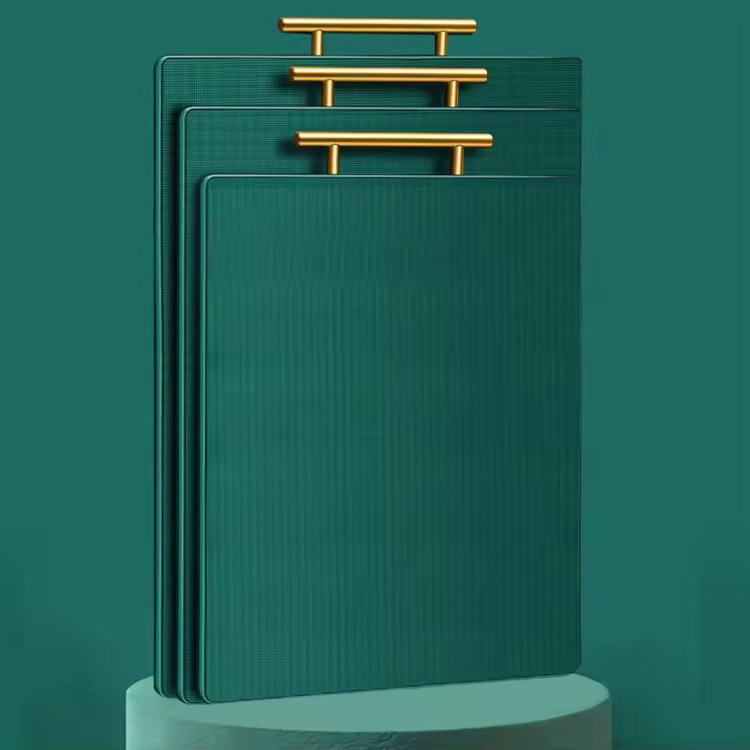 OEM Design Reasonable Price Multi-Function 4-Piece Cutting Board Set with Handles for Home Camping Trip or Kitchen