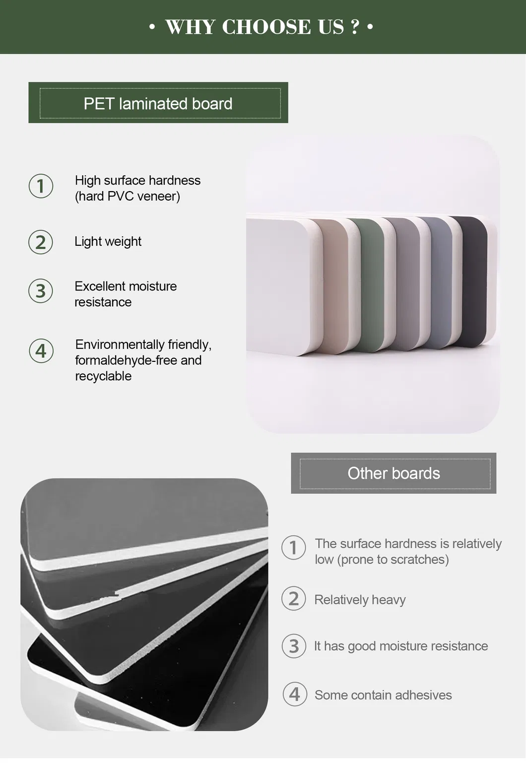 Laminated Board Surface