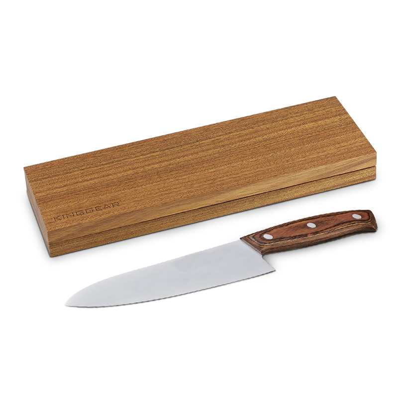 Kinggear Wood Cutting Board Custom Logo Wood Chopping Board with Knife