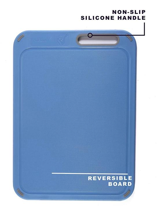 Dishwasher Safe Non-Slip Feet and Drip Juice Groove Plastic Chopping Board Cutting Board