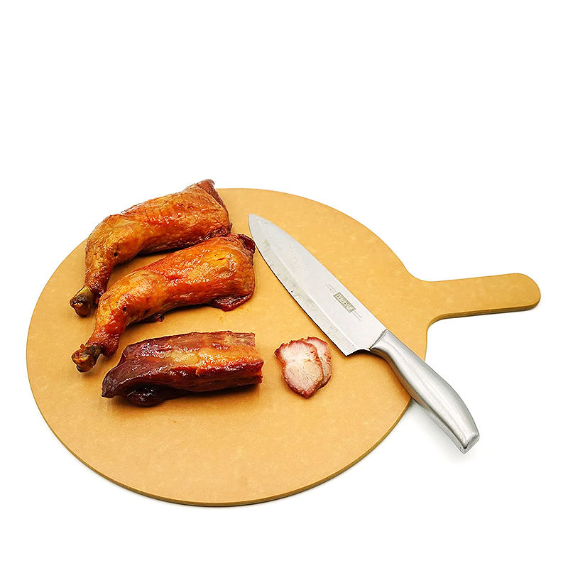 Multiple Sizes Dishwasher Safe Pizza Wooden Board with Handle Pizza Cutting Serving Board