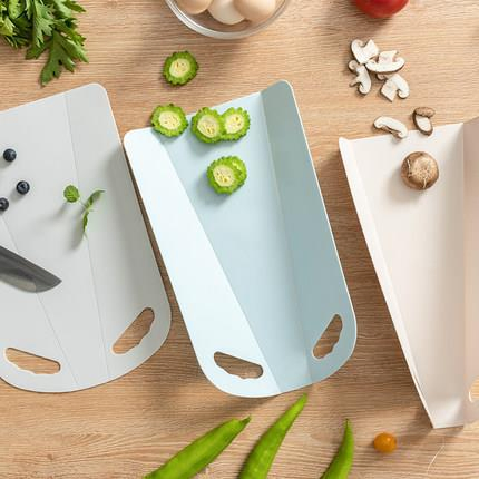 Fruits Cutting Plastic Reusable Board, Chopping Board for Vegetables Meat, Kitchenware