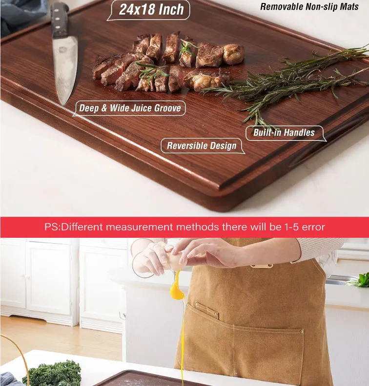 Walnut Wood Cutting Board Detail 2