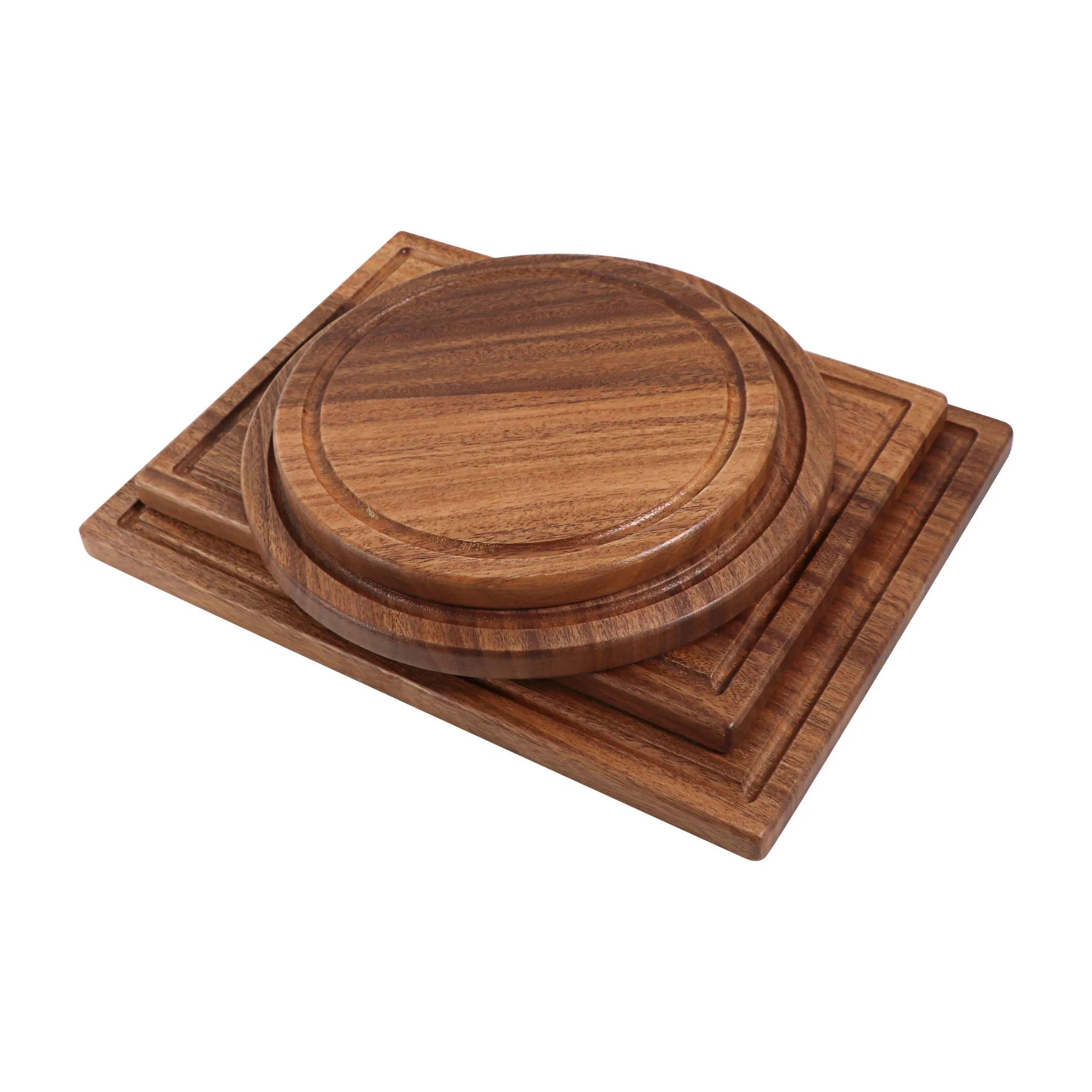 Hot Sale Reversible Wooden Walnut Kitchen Cutting Board