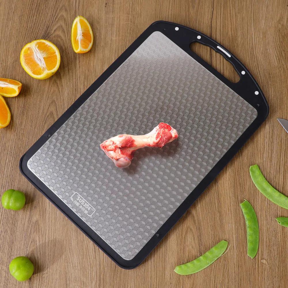 Kitchenware Schneidebrett Double-Sided Stainless Steel Dishwasher Safe Cutting Board Set Customized Large Chopping Board