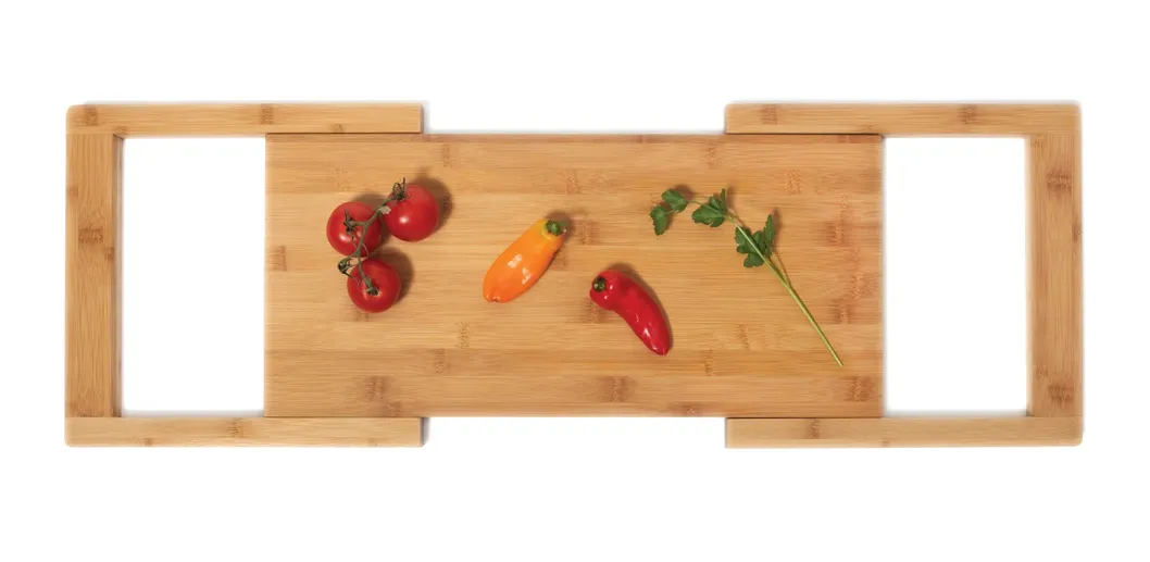 Bamboo Over-The-Sink Expandable Cutting Board
