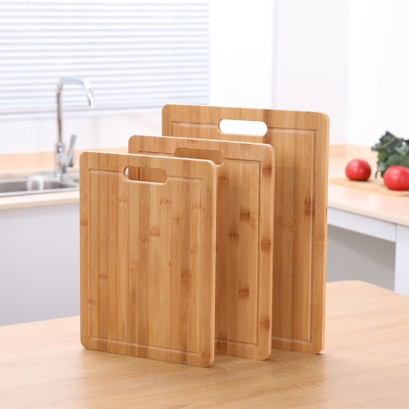 High Quality Bamboo Fruit Cutting Board with Juice Groove