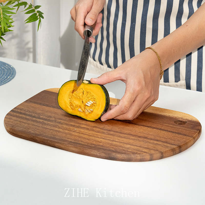 Acacia Wood Cutting Board Antibacterial Kitchen Supplies Appliances Storage