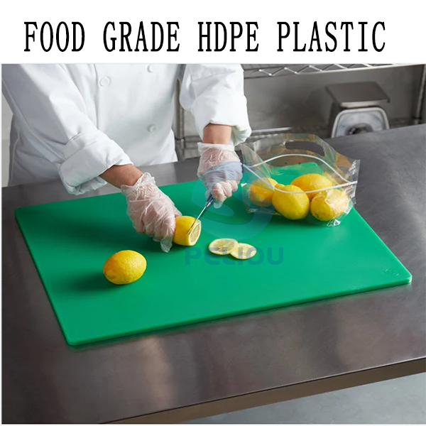 High Quality Food Grade PE Material Plastic Cutting Board PE