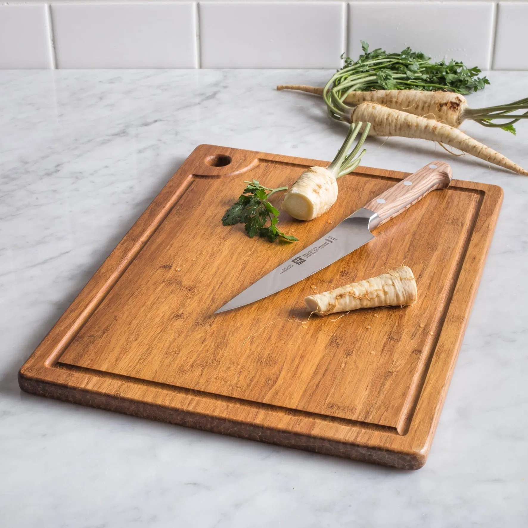 High Quality Wholesale Custom Extra Large Kitchen Organic Natural Bamboo Chopping Cutting Board with Juice Groove