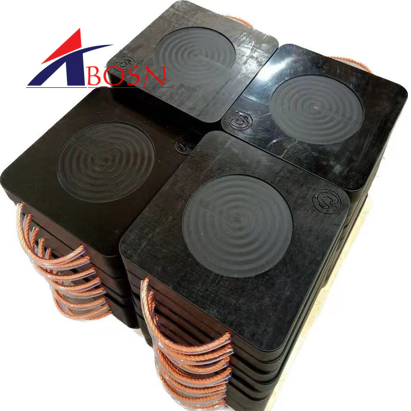50mm Thick High Bearing Plastic UHMWPE Outrigger Pads Crane Mats Stabilizer Pads Jack Pads