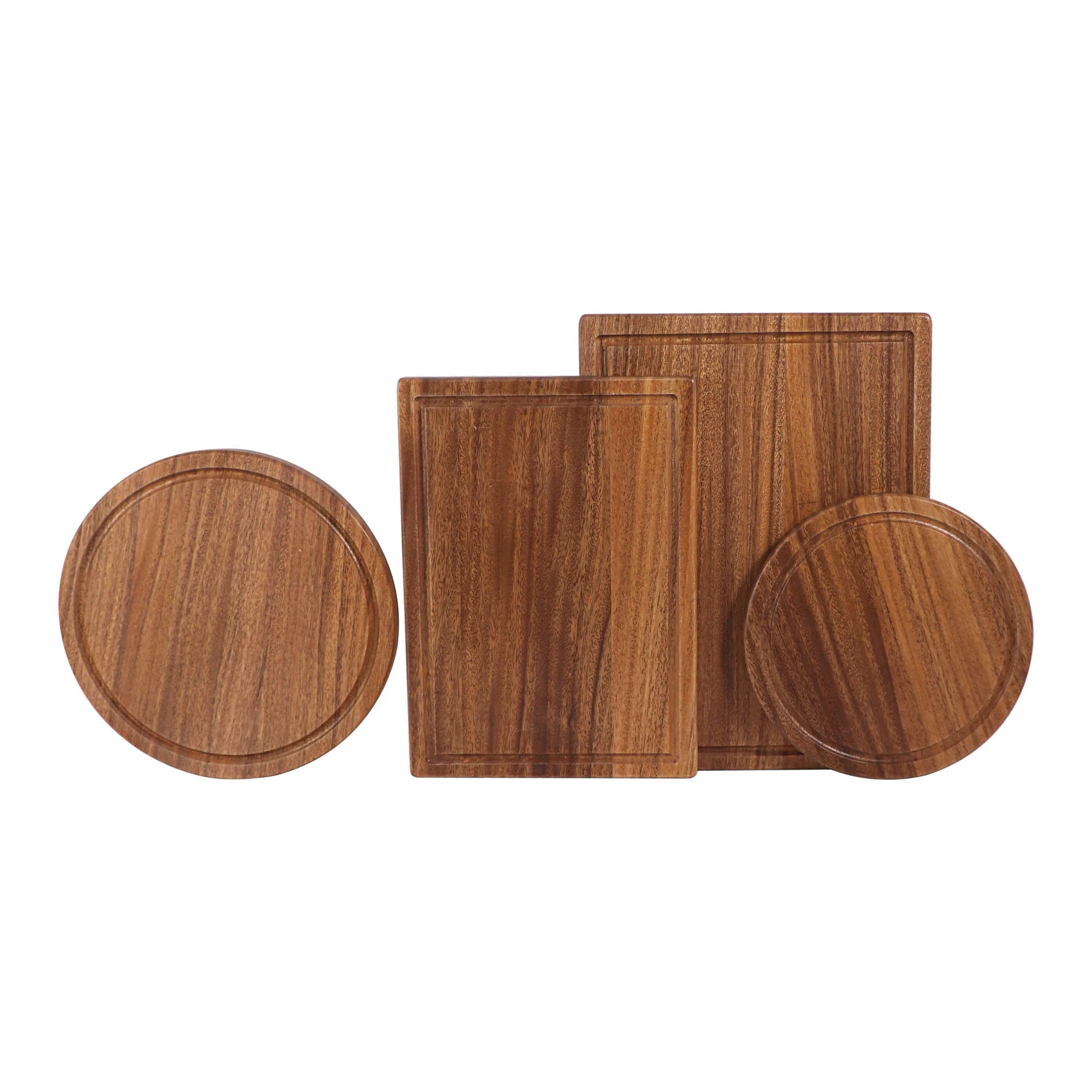 Hot Sale Reversible Wooden Walnut Kitchen Cutting Board