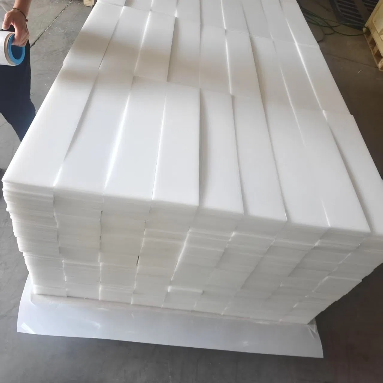 Food - Grade Tough Food Machinery Baffle Plastic PP Cutting Board