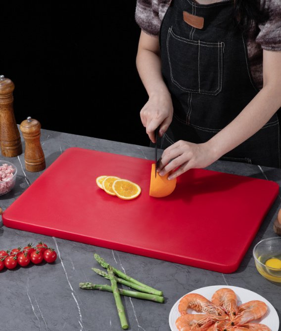 Food Grade Non-Slip Poly Cutting Board/Custom Plastic Cutting Boards