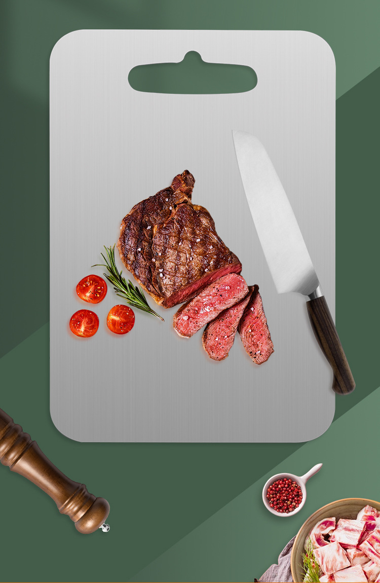 Premium Titanium Cutting Board 100% Pure Titanium Cutting Boards for Kitchen