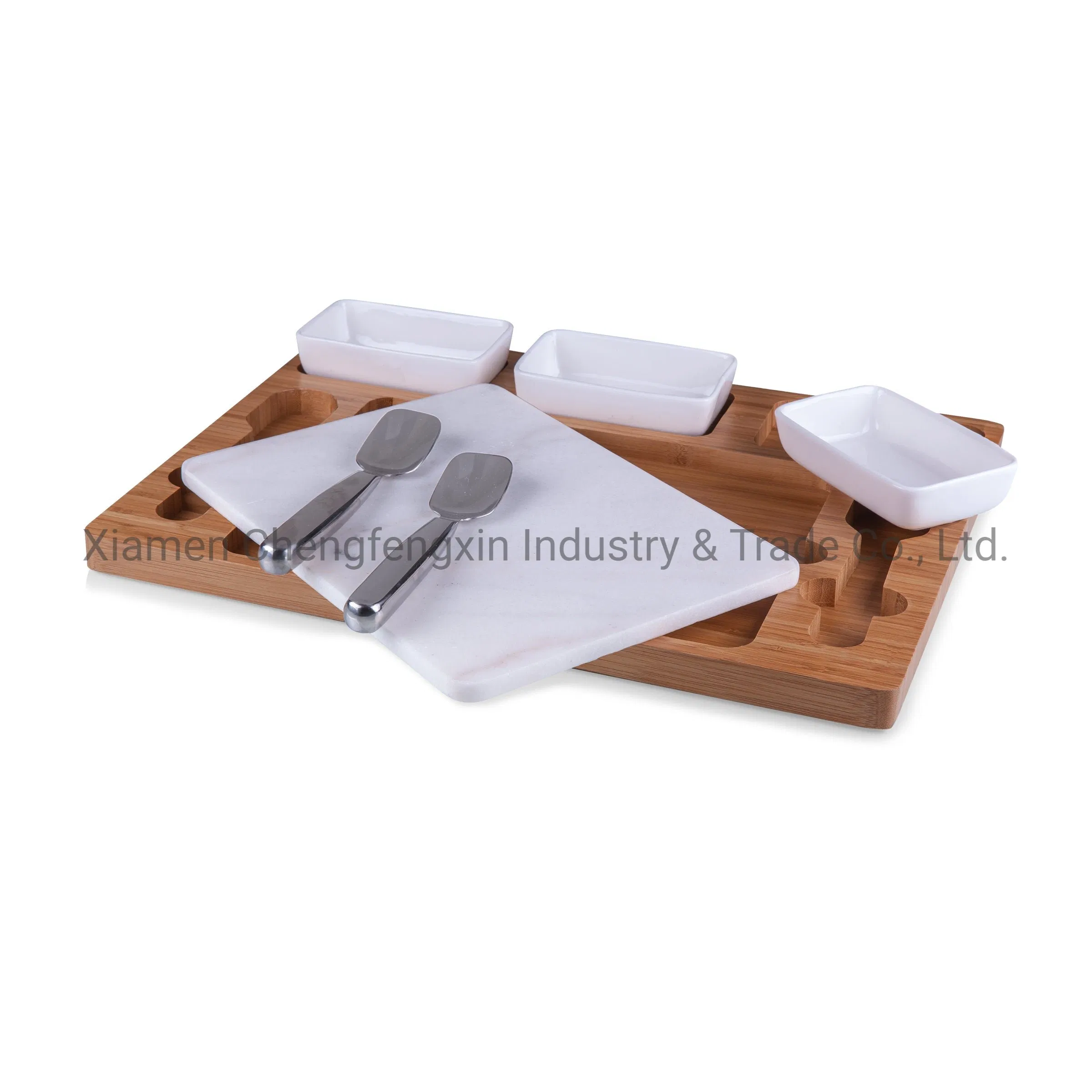 Deluxe Ice Cream Mixing Kit Featuring Sustainable Bamboo Board