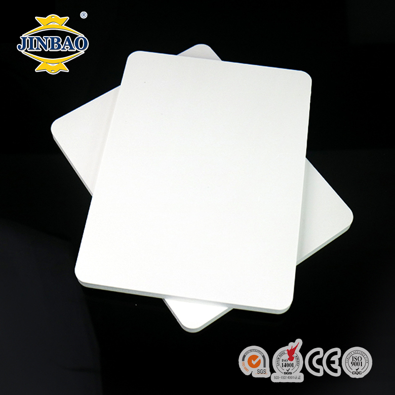 Jinbao Eco Supplier Manufacturer UV Print Sign Making Cutting 2X3m 1220X2440mm 5mm 3mm 2mm White PVC Free Foam Board