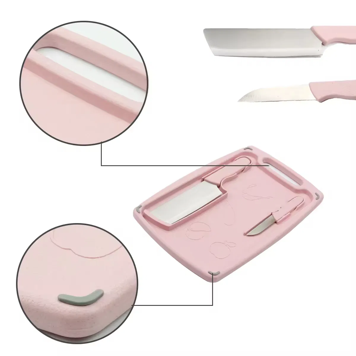 Service Kitchen Mul-Tifunctional Plastic PP Cutting Board Chopping Blocks