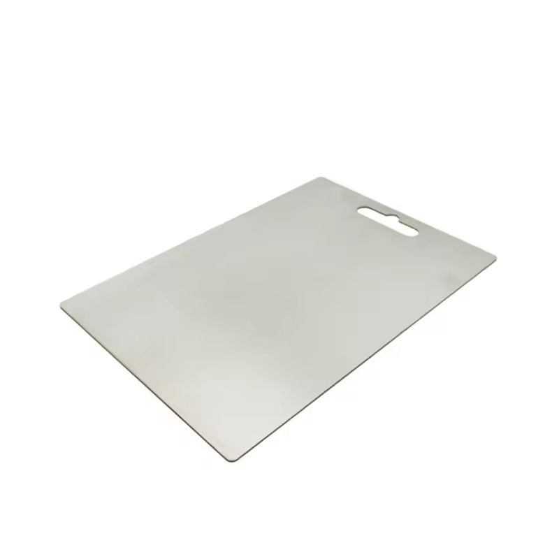 Durable High Grade Metal Chopping Block Double Side 100 Pure Titanium Cutting Board for Kitchen 2 in 1