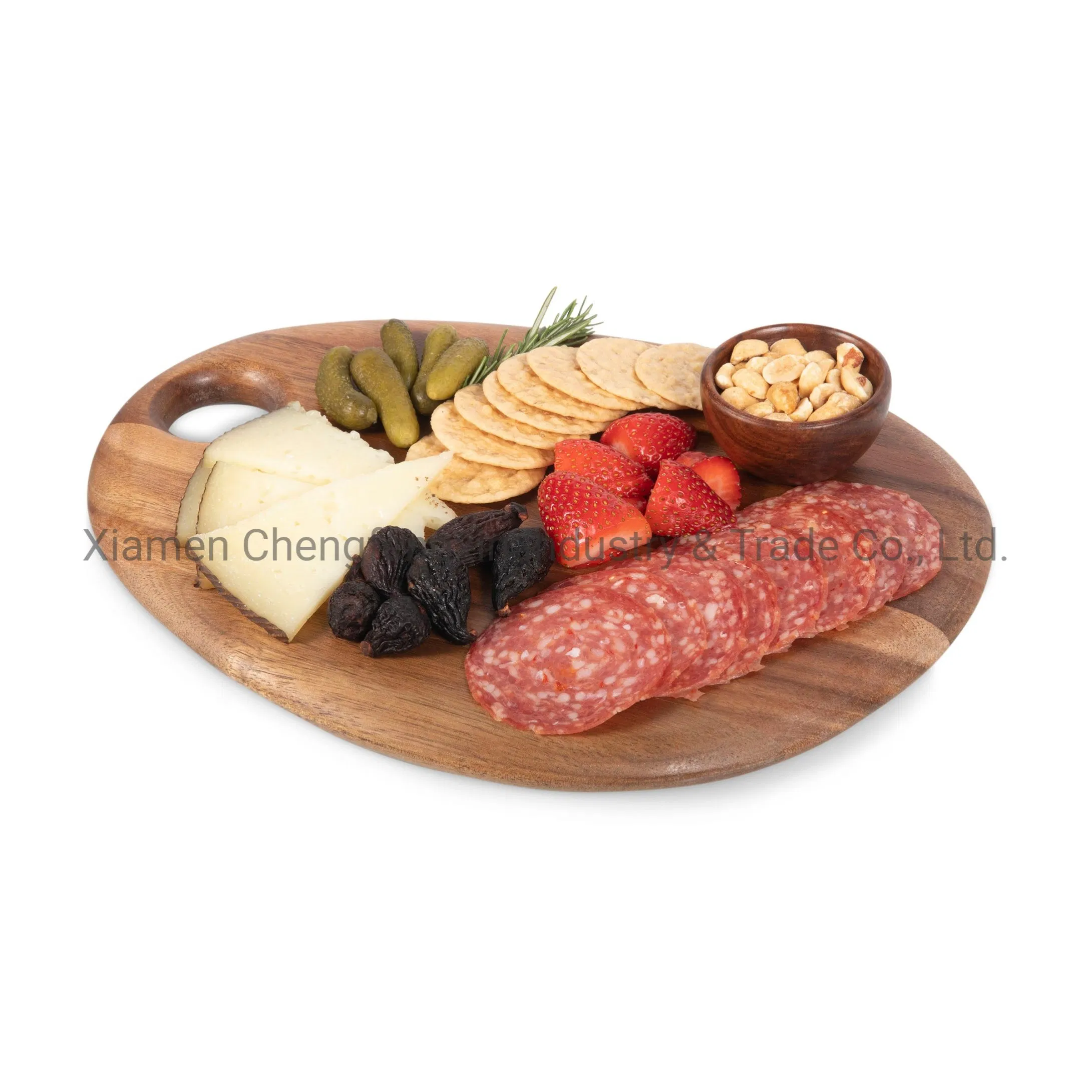 Elegant Acacia Wood Charcuterie Board for Entertaining Guests