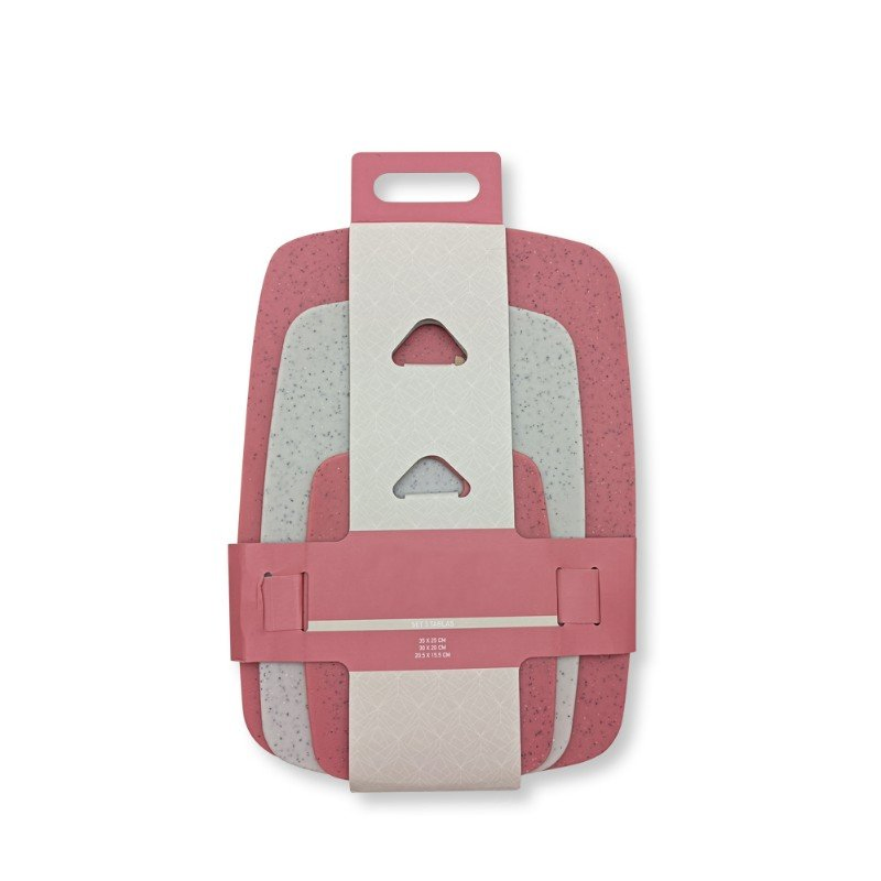 Plastic Cutting Boards Set of 3 BPA Free Chopping Board Non-Stick