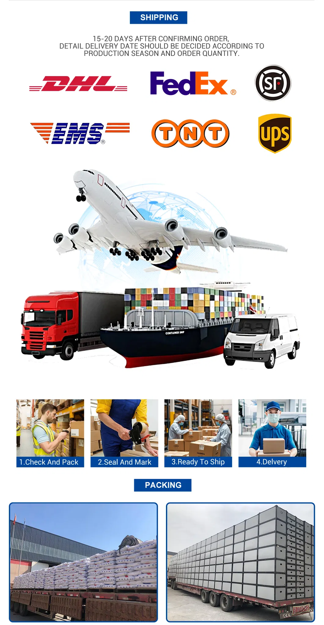 Packaging and Shipping