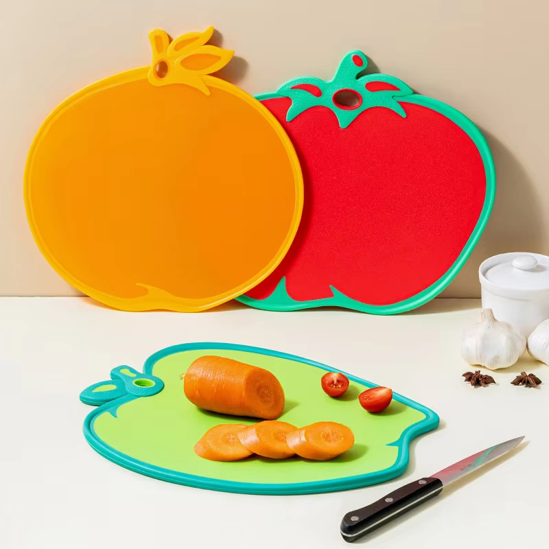 Supply Funny Fruit Shape Kitchen Utensils Thickening Plastic PP Cutting Board Vegetable Multipurpose Chopping Board