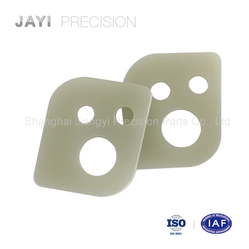 Custom NEMA Grade Fr4 Epoxy Fiberglass Aqua Green Board, CNC Shaped Cutting, Chamfering, Punching