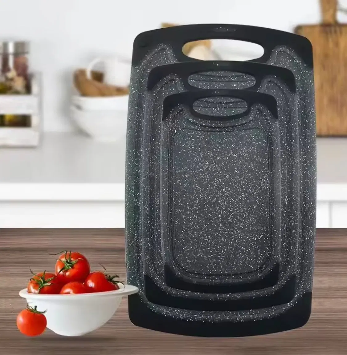 Vegetable Board Set Food Grade Anti-Mold Anti-Slip Cutting Board Case Board Cutting Board Marble Cutting Board Plastic