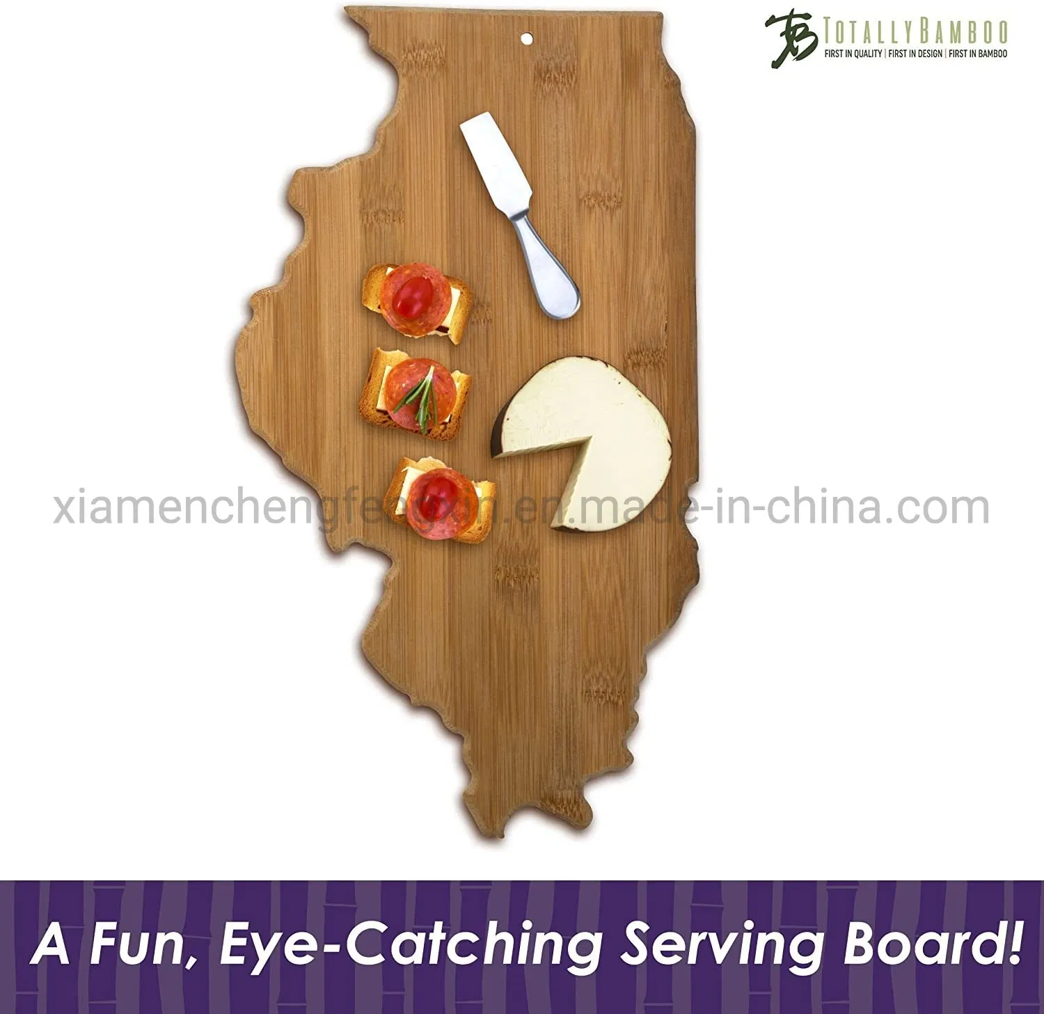 Eco-Friendly Bamboo Kitchen Cutting Board for Chefs and Home Cooks