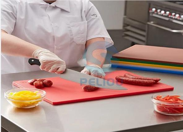 High Quality Food Grade PE Material Plastic Cutting Board PE