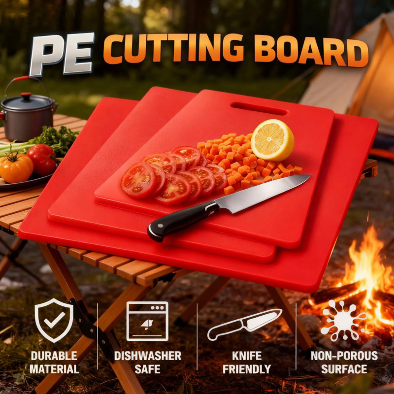 BPA-Free Color Coded Cutting Boards Set for Food Safety in Kitchen