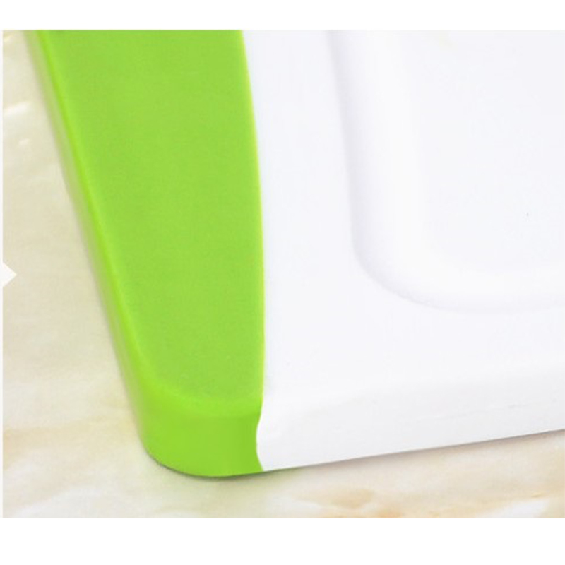 Large Green White Dishwasher Safe PP Plastic Cutting Board