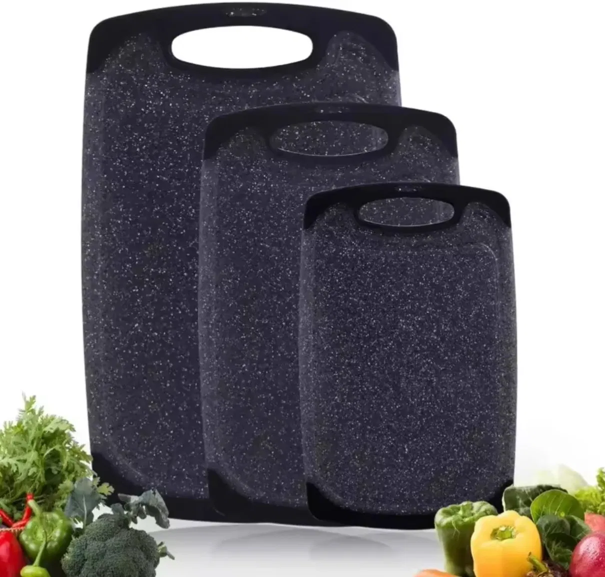 Vegetable Board Set Food Grade Anti-Mold Anti-Slip Cutting Board Case Board Cutting Board Marble Cutting Board Plastic