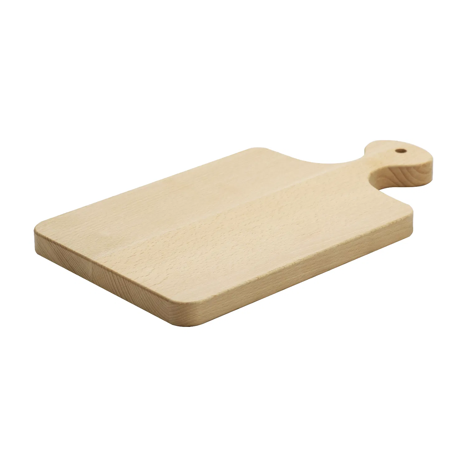 Beech Wood Cutting Board with Easy Grip Handles, Kitchen Chopping Board for Pizza, Bread, Meat, Cheese, Fruit, Vegetables