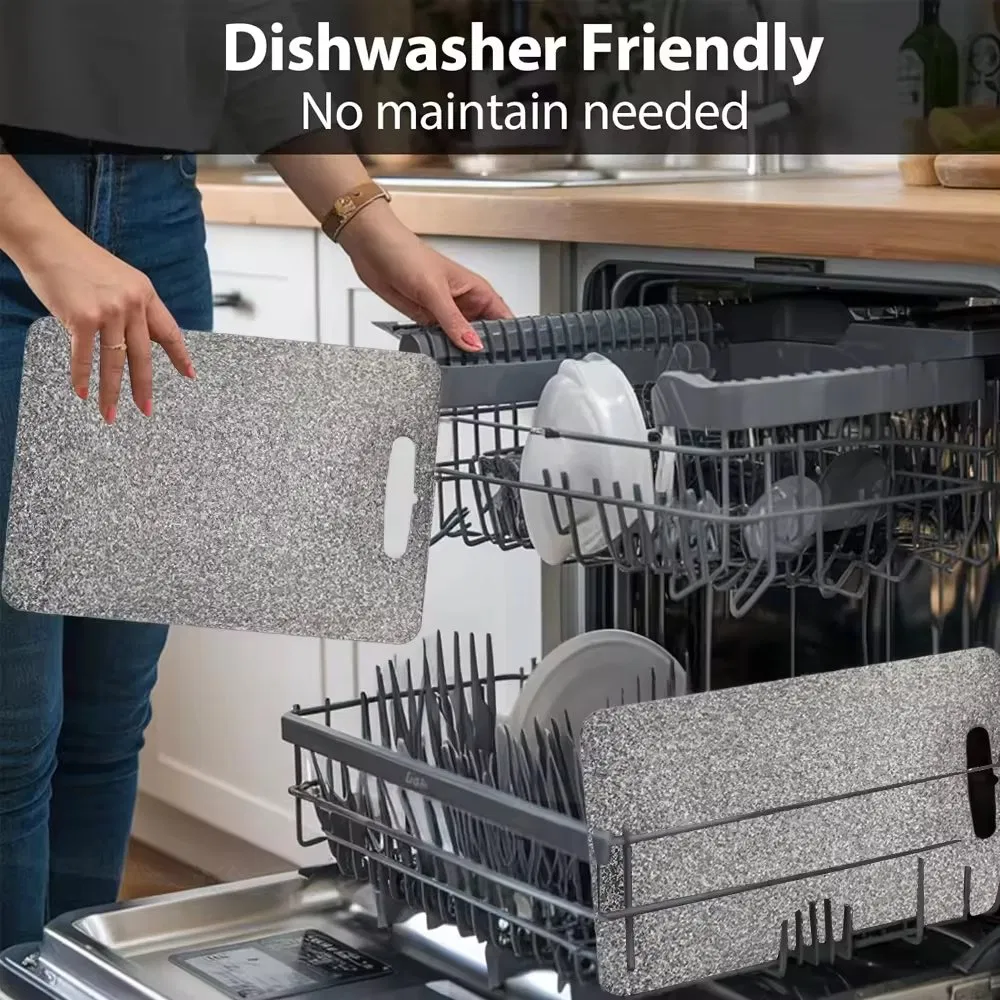 Small Pure Titanium Chopping Block Double Side Titanium Cutting Board for Kitchen Ice Flower Ice Flower