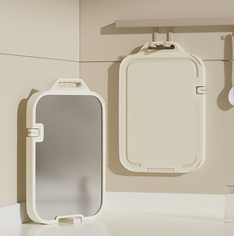 Chopping Board Antibacterial and Mildew-Proof Household Stainless Steel Double-Sided Chopping Board Kitchen Chopping Board