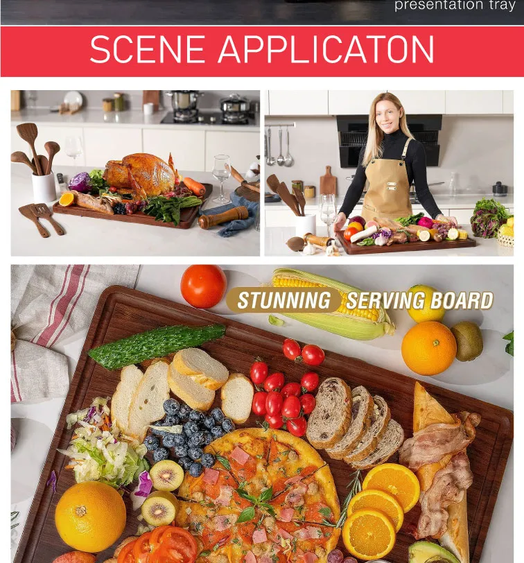 Walnut Wood Cutting Board Detail 5