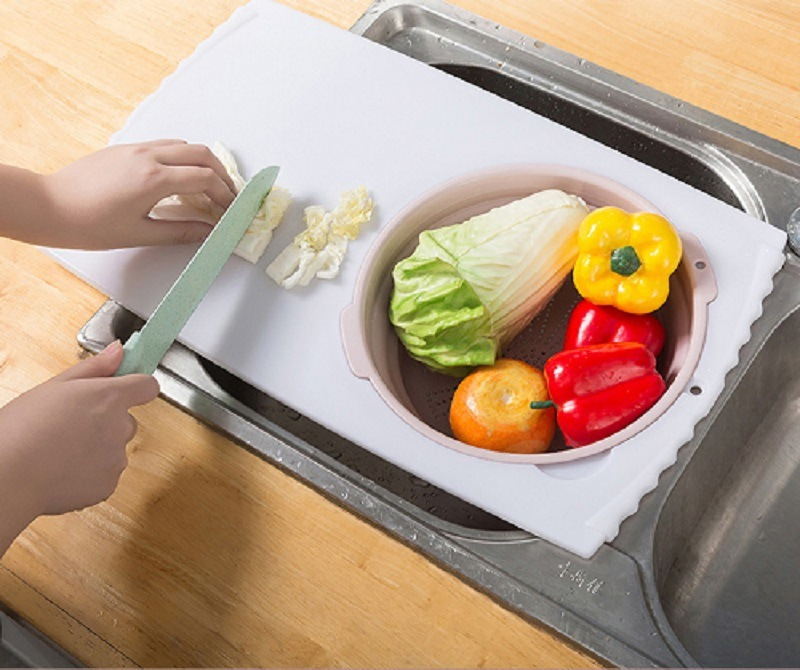 Chopping Board with Removable Folding Over The Sink Mi16435