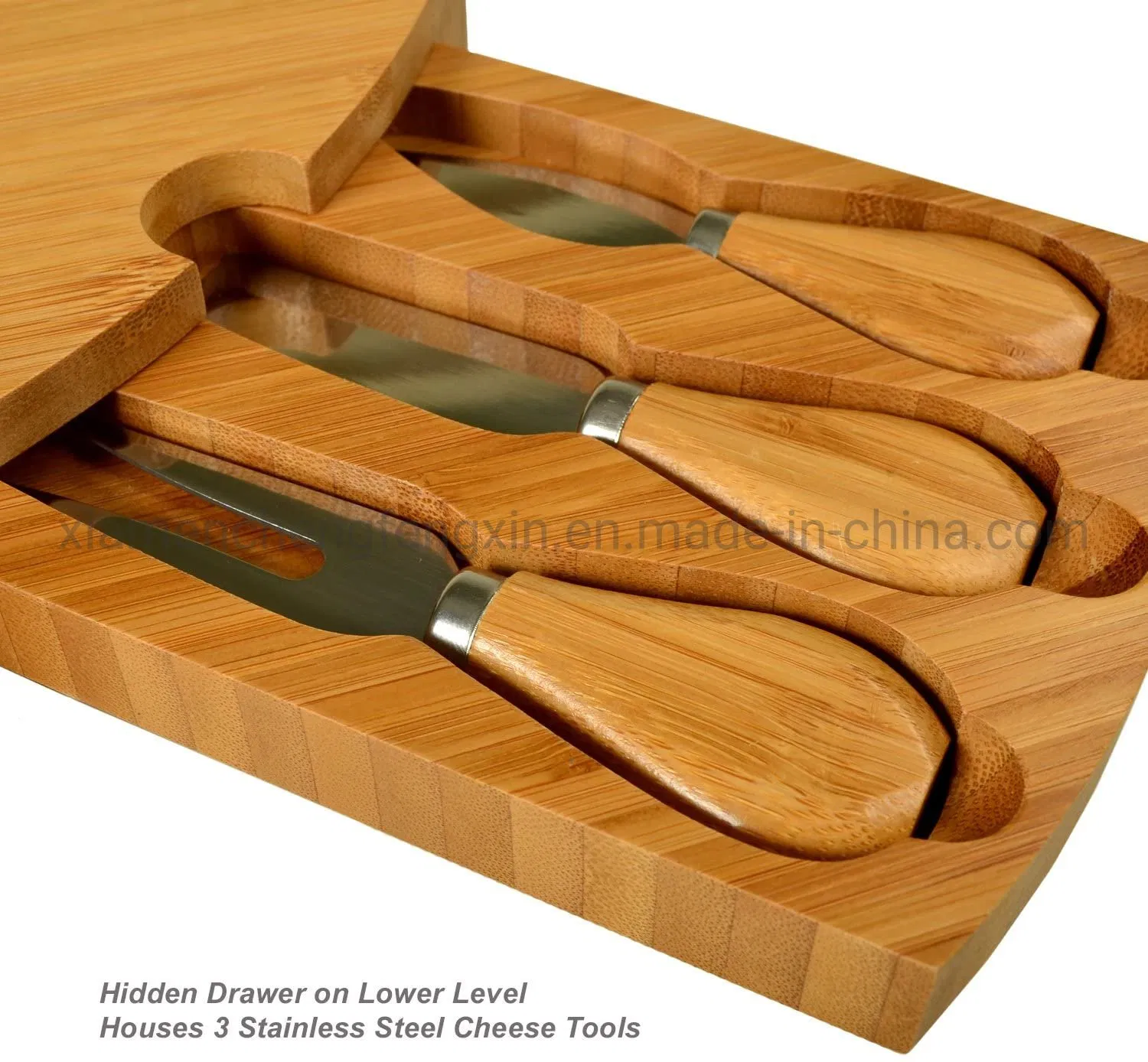 Stylish Bamboo Serving Board for Entertaining and Sharing