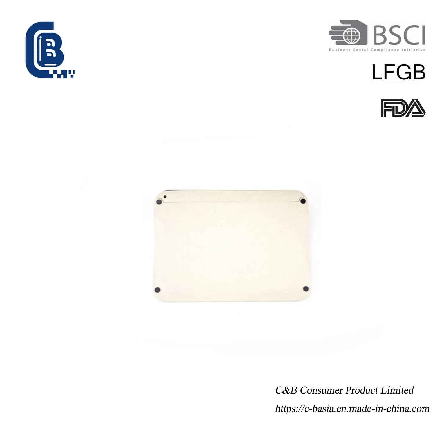 Heavy-Duty Wheat Straw 2-in-1 Kitchen Tool - Cutting Board &amp; Knife Set, Dishwasher Safe