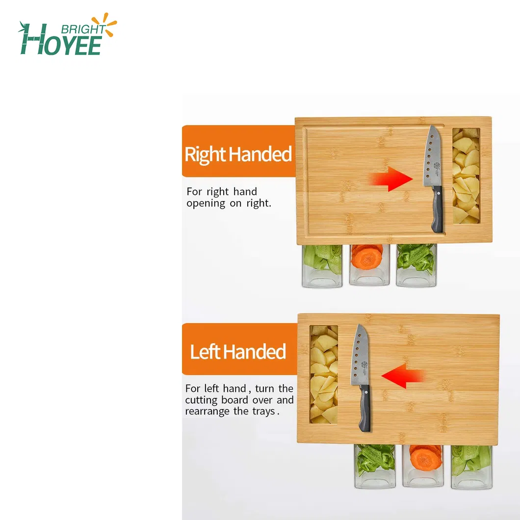 Cutting Board with Containers