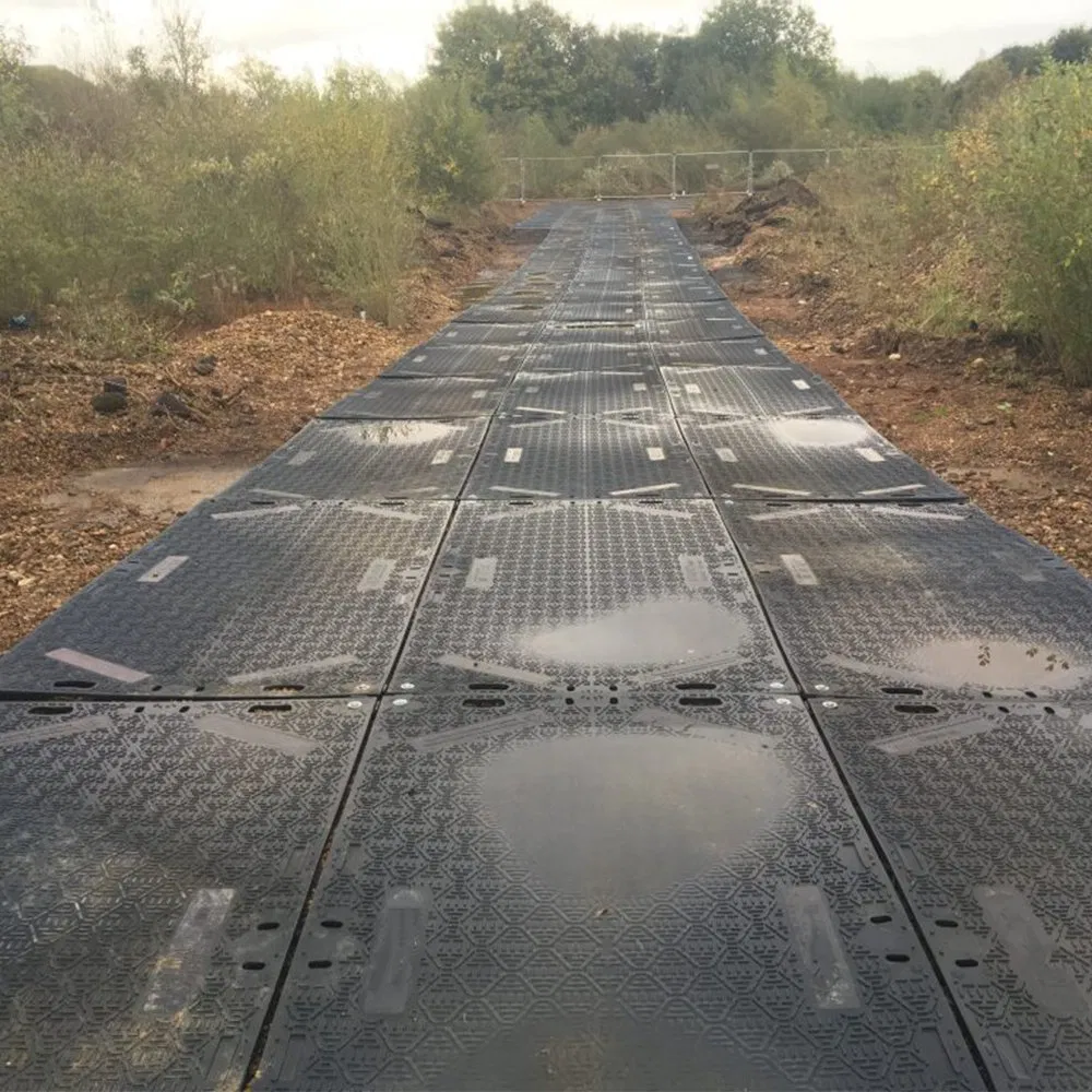 10mm Thick HDPE (PE) Pavement Protection Mat Eco-Friendly and Easy to Install/Cut for Heavy-Duty Buildings