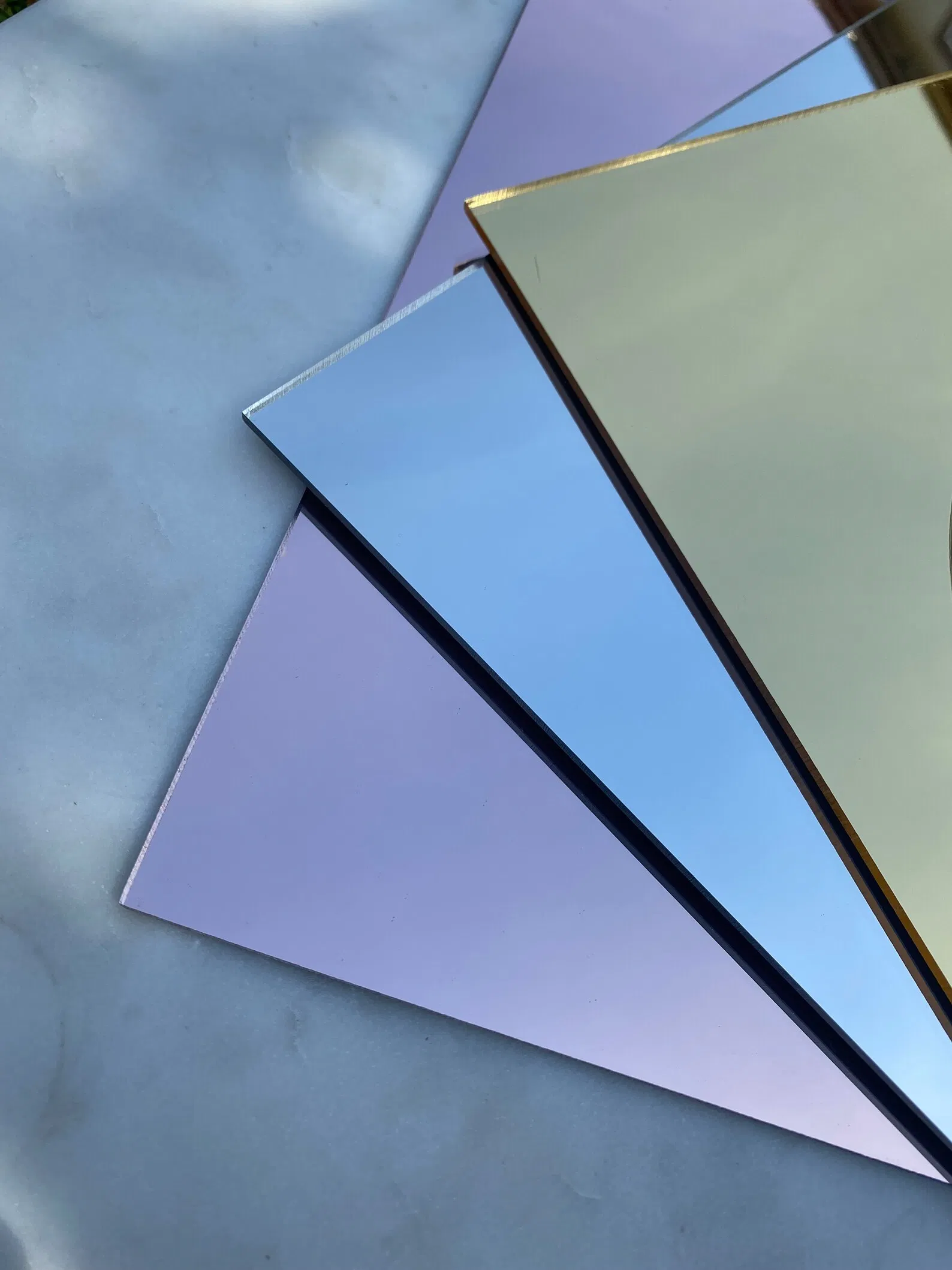 General Purpose UV Marble Patterned Panel Scratch Resistant Acrylic Sheet Board for Laser Cutting