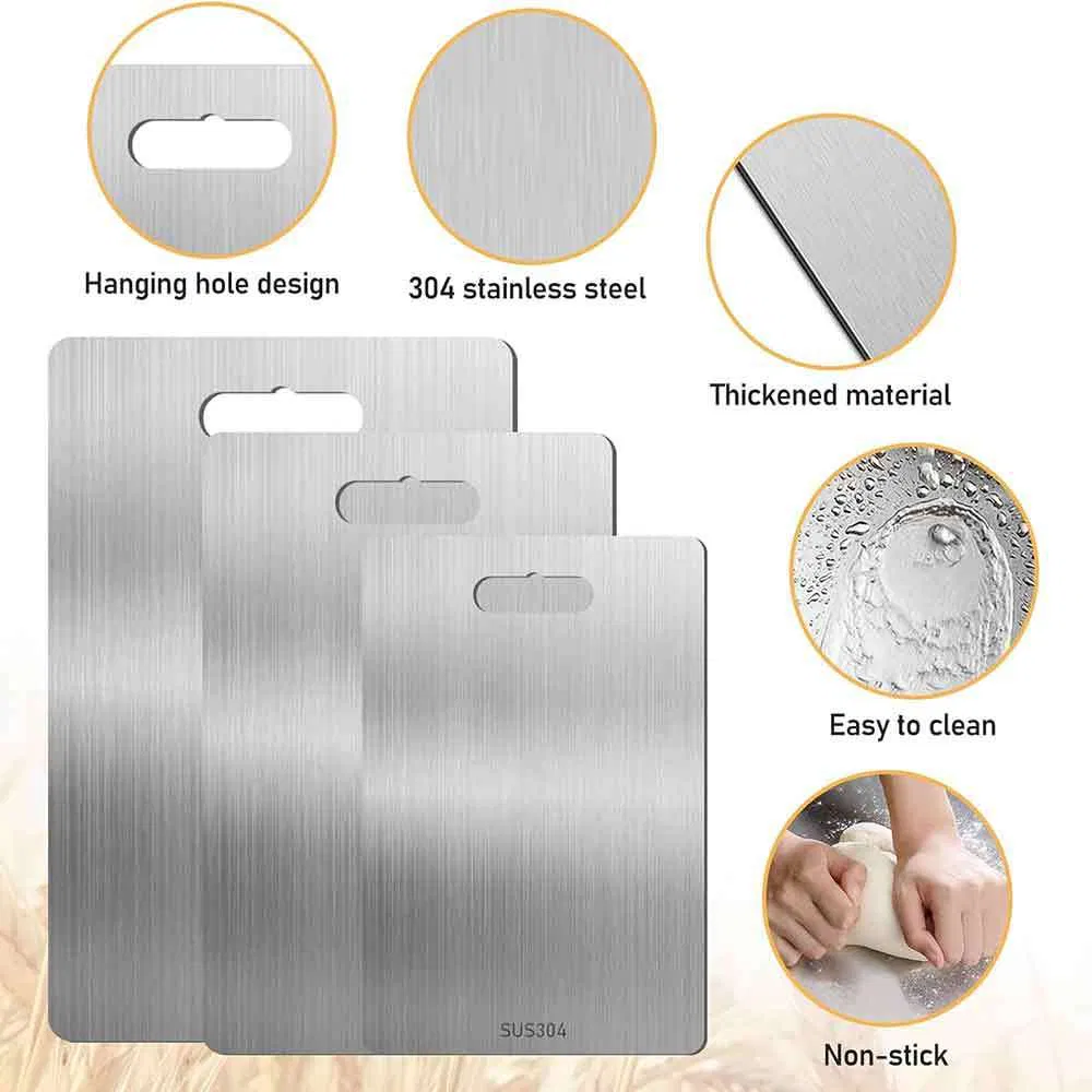 Premium Titanium Cutting Board 100% Pure Titanium Cutting Boards for Kitchen