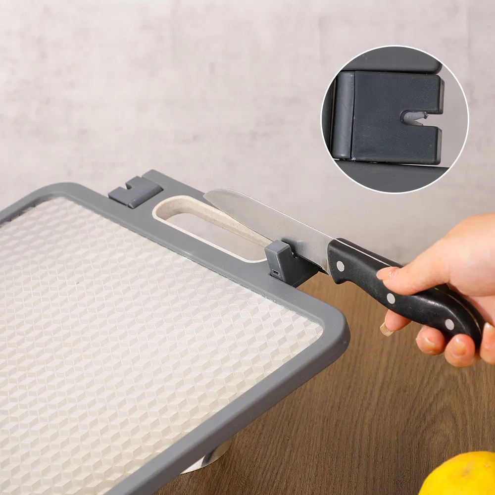 Multifunctional Eco-Style Anti-Bacterial Chopping Block Double-Sided Marble Plastic SUS304 Thickened Kneading Cutting Board