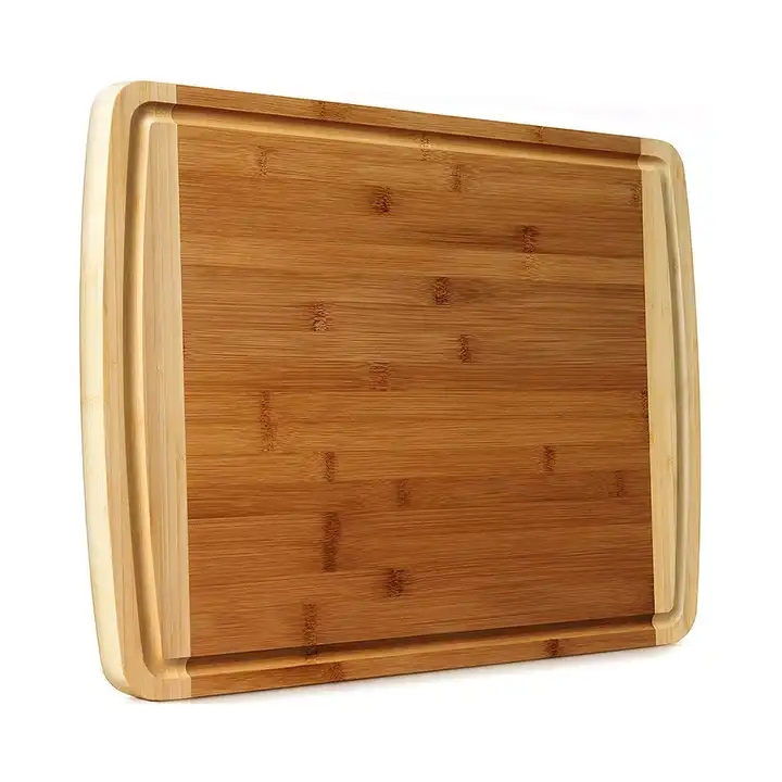 3 Layer Strong Extra Large Bamboo Cutting Board for Kitchen